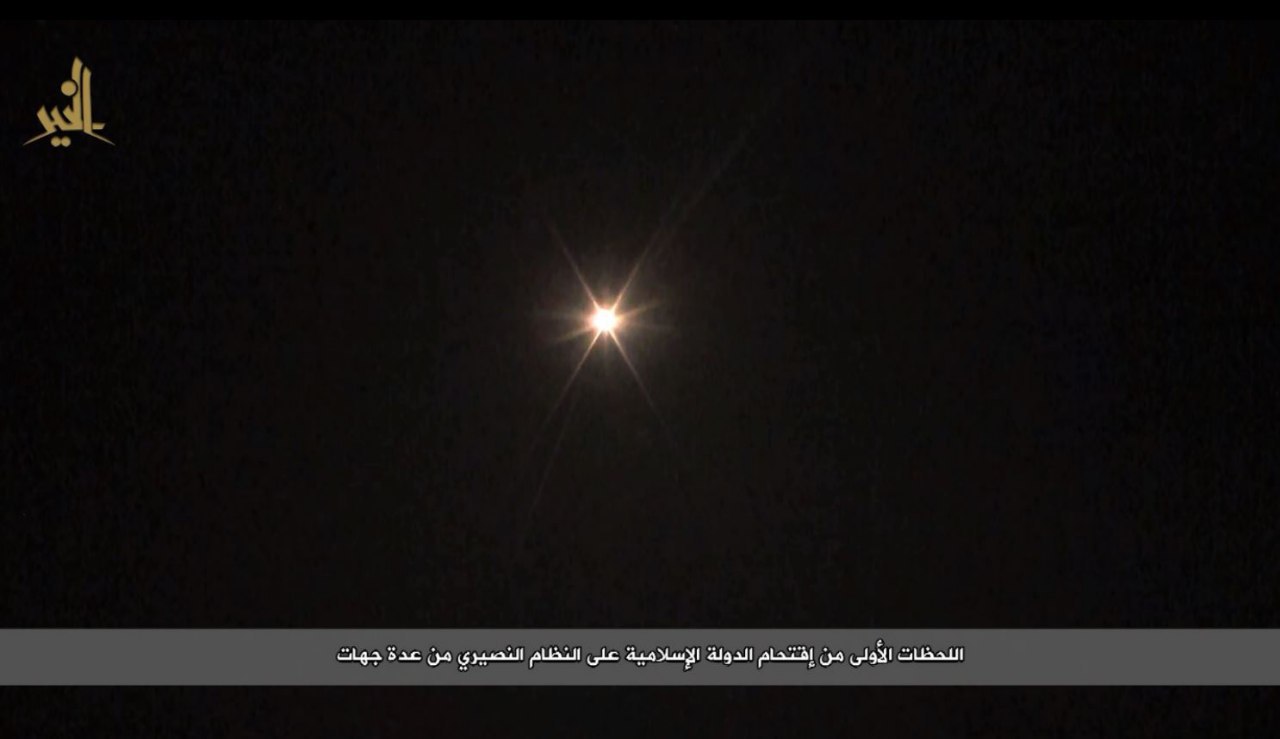 اللحظات الأولى من اقتحام الدولة على النظام النصيري من عدة جهات - وِلاية الخَير
