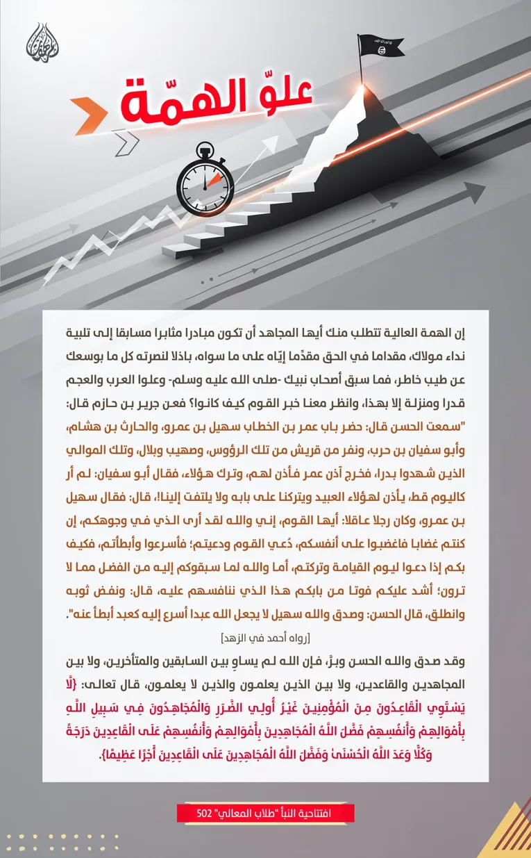 علوّ الهمّة – مؤسسة المرهفات